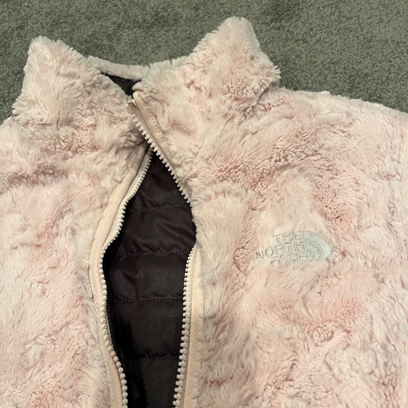 The north face brown cheetah and pink reversible jacket - Picture 5 of 6